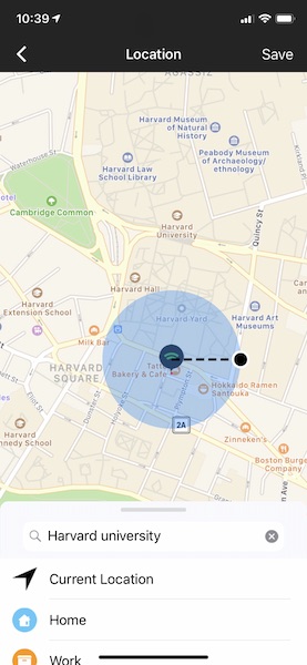 Innway app iOS safe zone medium