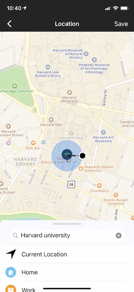 Innway app iOS safe zone small