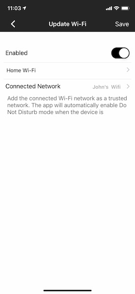 Innway app iOS trusted wifi on
