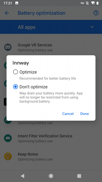 Google Pixel 2 battery optimization 7